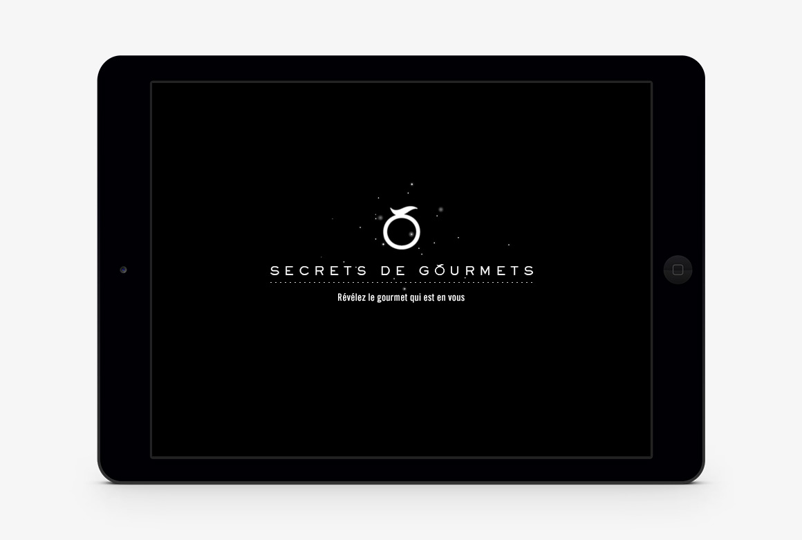 Introduction page webdesign of Movenpick Secrets de Gourmets,
brand content website created by Antoine Desmeliers, Laura Moreau Bockli, JWT Paris